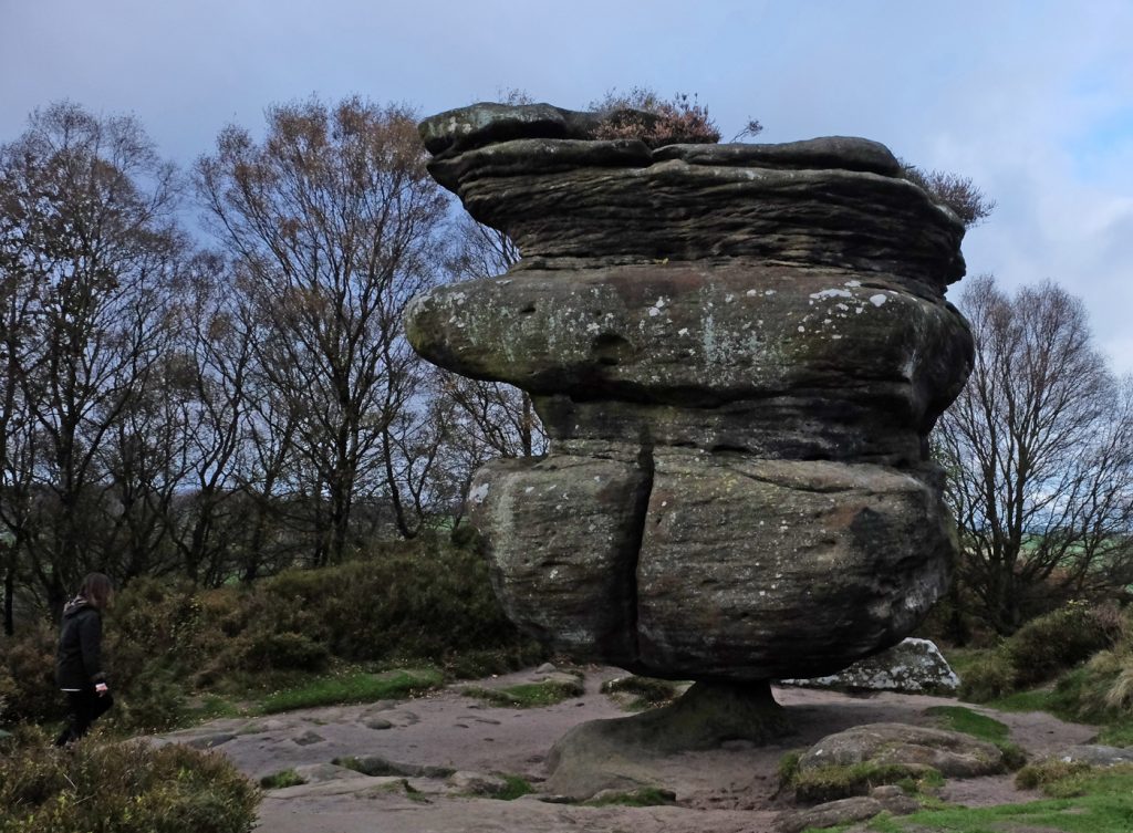 Rock on Pedestal at Brimham Rocks